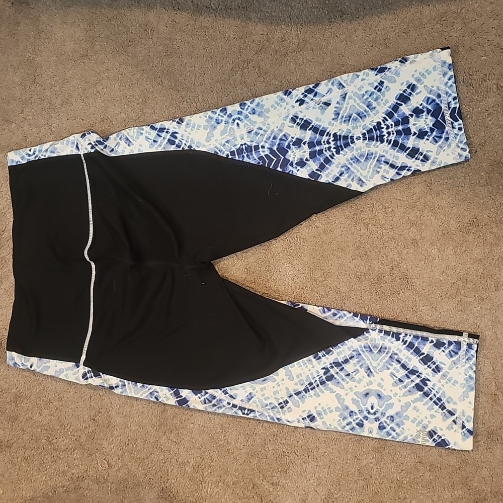 Blue Patterned Leggings - Picture 4 of 4